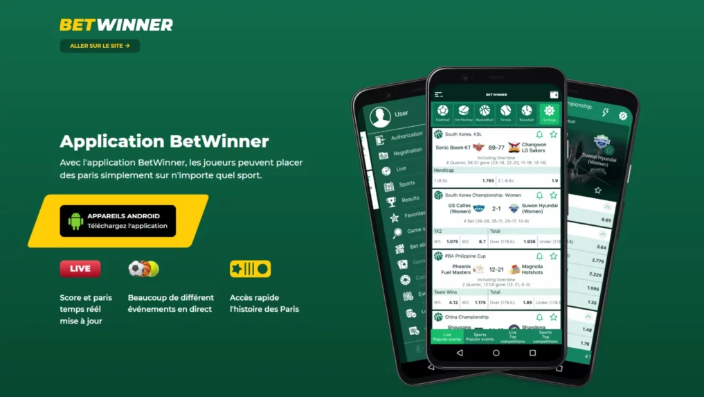 Découvrez la Plateforme de Paris Betwinner Betting Platform 6